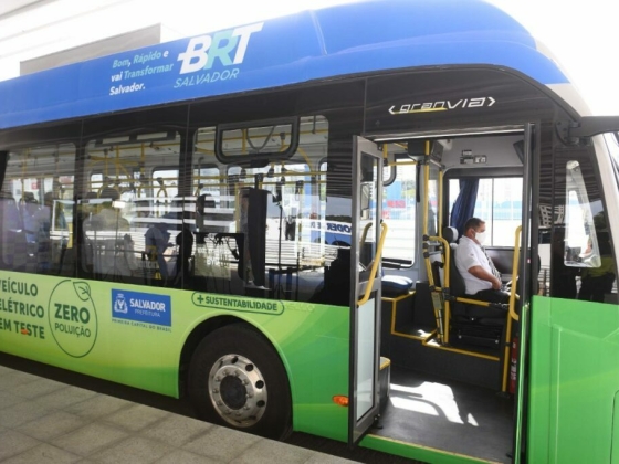 Prefeitura de Salvador inicia testes com ônibus elétricos em linhas do BRT
